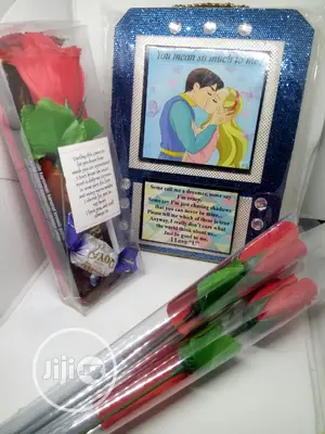 Lovers Package 04 (Frame, Rose Flower, Snack Pack Bag)