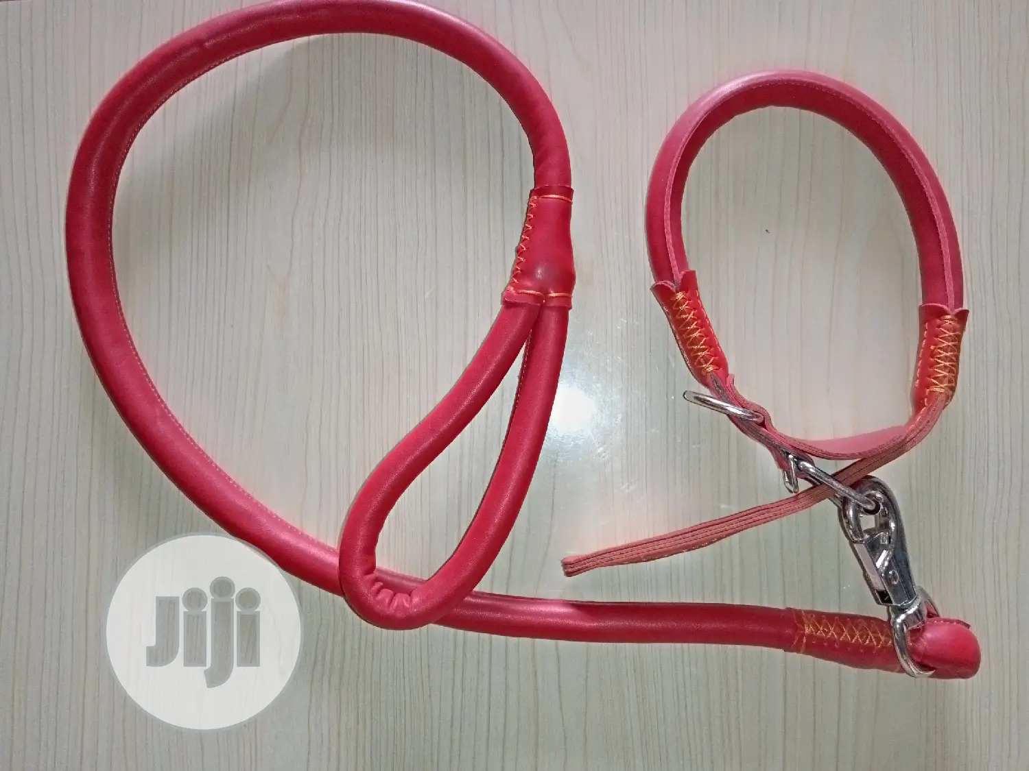 Leather Collar and Leash