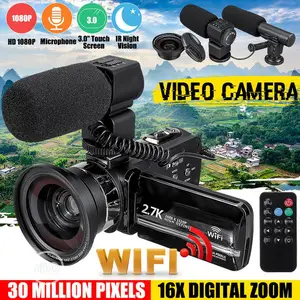 Night Vision Wi-Fi HD External Mic Wide Range Digital Camera