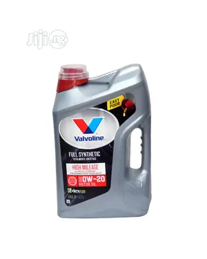 Valvoline SAE OW - 20 Full Synthetic High Mileage Motor Oil
