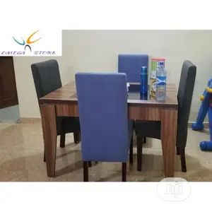 4 Seater Multicolored Dining Seat With Table
