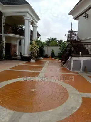 Stamped Concretes Floor Interlock Floor