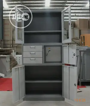 Full Heights Cupboard With Drawers and Safe
