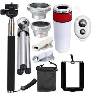 10PCS 8X White Universal Telephoto Mobile Phone Lens