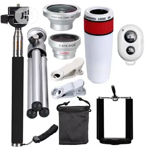 White 10PCS 8X Telephoto Universal Mobile Phone Lens