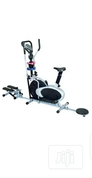 Orbitrac Bike With Stepper, Dumbbells and Waist Twister
