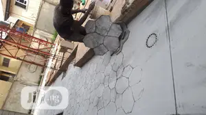 Random Stone Pattern Stamp Concrete