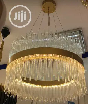Led Glass Stick Chandelier