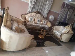 Modern 7 Seater Fabric Living Room Unique Sofa Chair.