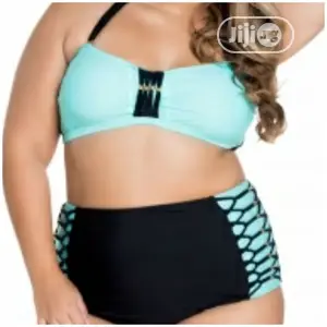 Green High Waist Bikini Swimsuit