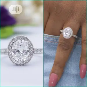 Silver Engagement Ring