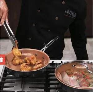 Steel Air Fry Pan Non Stick Ceramic Cookware