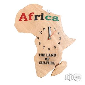 Map of Africa Wall Clock Artwork - Handmade (Black Friday)