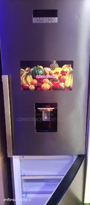 Fridge and Freezer With Water Dispenser