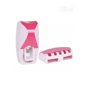 Automatic Toothpaste Dispenser and Toothbrush Holder
