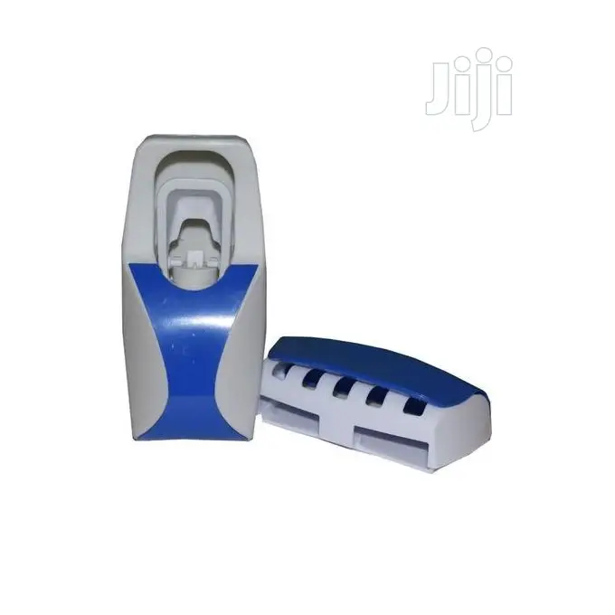 Automatic Toothpaste Dispenser and Toothbrush Holder