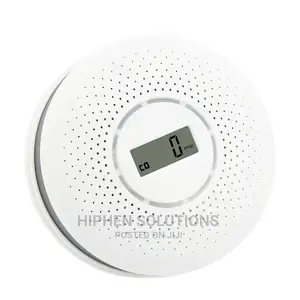 Wireless Smoke Temperature Detector Home Security Alarm