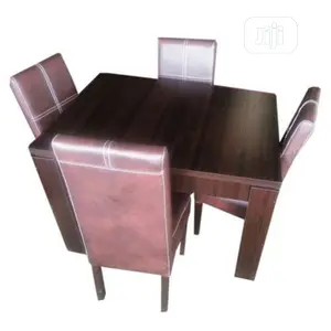 4 Seater Brown Dining Set With Table
