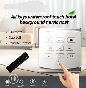Smart Bluetooth FM USB Wall Amplifier for Ceiling Speakers