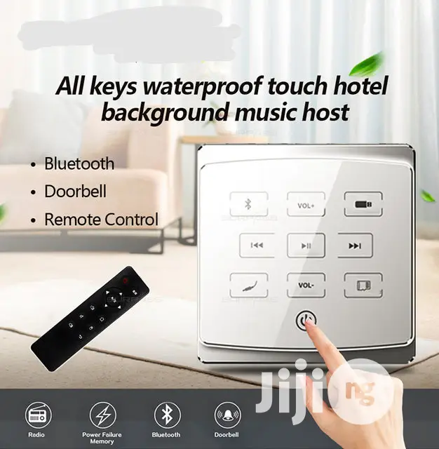 Smart Bluetooth FM USB Wall Amplifier for Ceiling Speakers