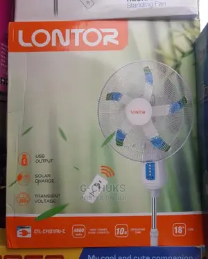 Lontor Rechargeable Stand Fan