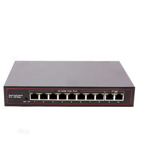 8port Fast Ethernet +2port Fast Ethernet Poe Switch