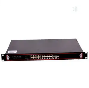 16port Fast Ethernet +2port Gigabit Poe Switch