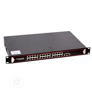 24port Fast Ethernet + 2 Gigabit Uplink Poe Switch