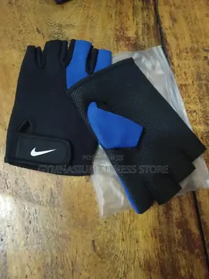 Nike Gym Gloves Black And Blue