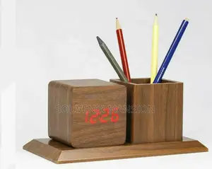 Wooden Digital Pen Stand Holder