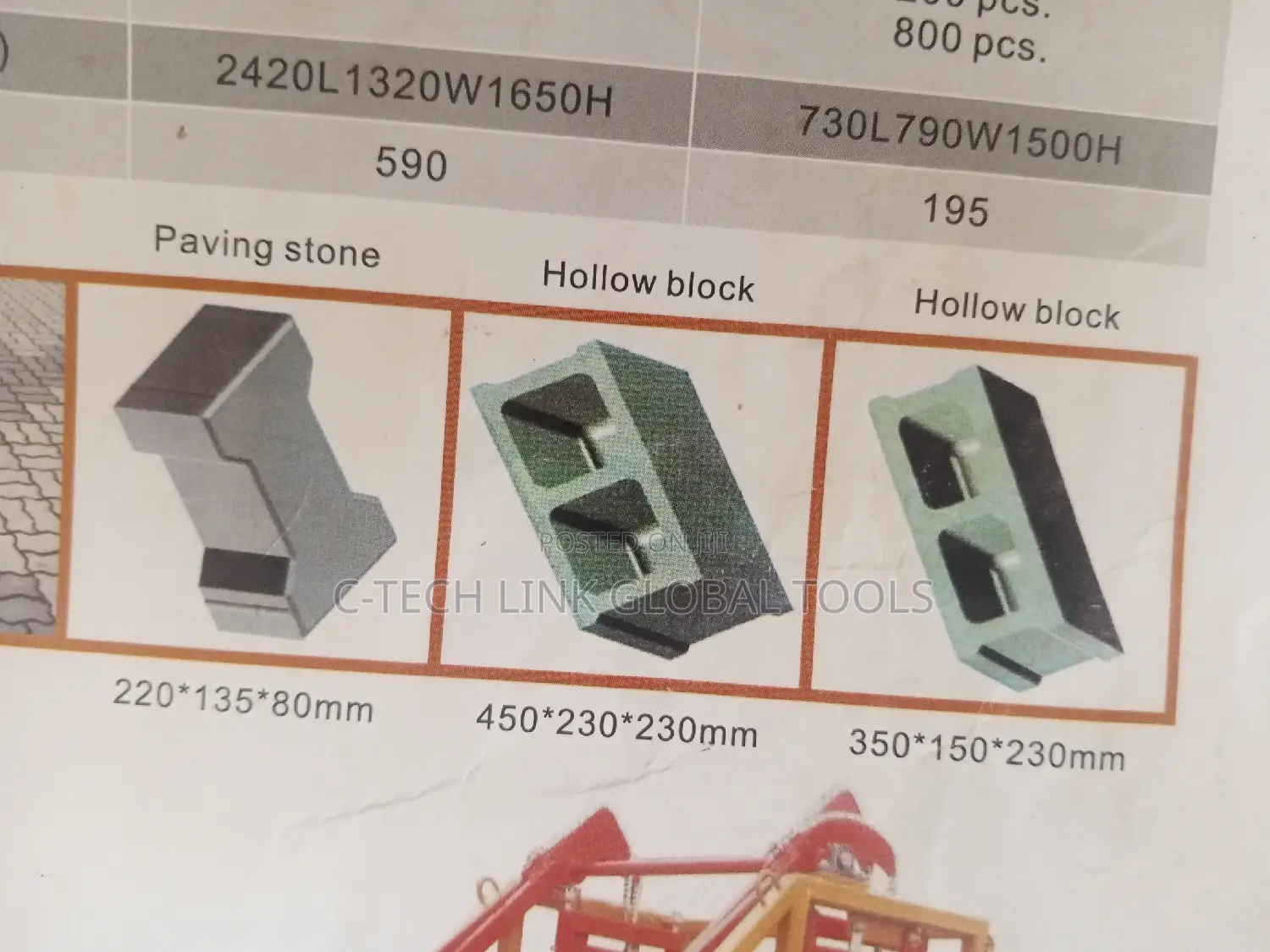 Block / Bricks Moulding Machine