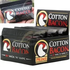 Cotton Bacon Prime for Rda, Rta, Rdta E-Cigarettes Tanks