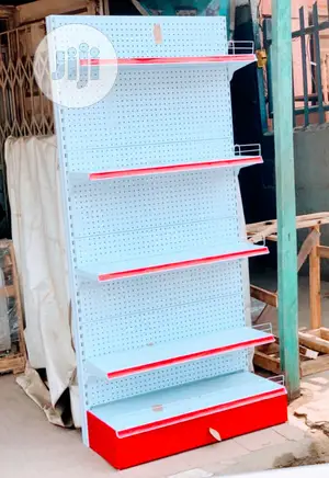 Shelf Display Stand Double Shelf . Supermarke Shelfing Stand