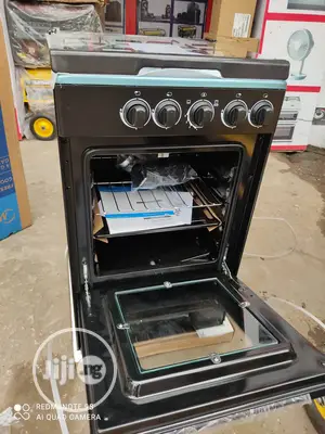 Brand New MIDDEA 50x50 ALL Gas Cooker, Black,Oven Grill