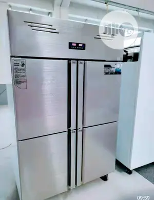 Stainless Steel Freezer and Fridge for Kitchen . Chiller