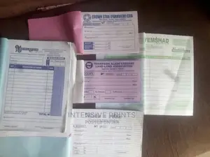 Reciept, Invoice, Flyers, Calendars And Poster