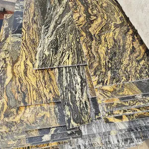 Fushion Gold Italian Marble/Granite Slab With Premium Qualit