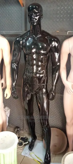 Male Black Huge Fibre Display Mannequins