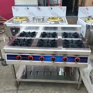 6 Burner Industrial Gas Cooker