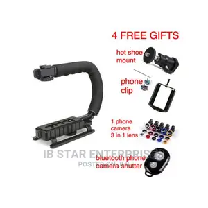 Handheld Video Stabilizer for iPhone Nikon Sony DSLR Camera