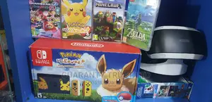 Nintendo Switch Latest/Customized + 4 Games