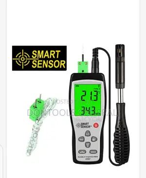 AS847 2 in 1 K Type Thermocouple Split Digit Hygrometer Humi