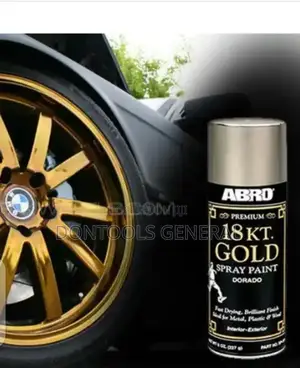 Made In USA Abro Spray Paint 18 KT Gold