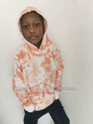 Tie Die Factory Printed Hoodie for Boys Girls