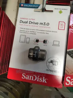 16gb Otg Sandisk Flash Drive.