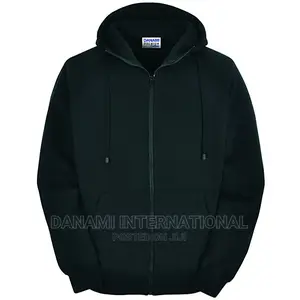 Black Hoodie With Zip