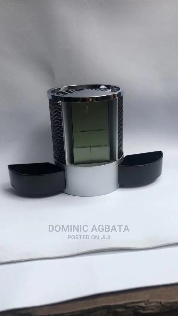 Pen Holder With Digital Clocko