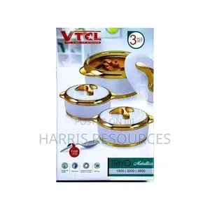VTCL Insulated Serving Food Flask - 3 Piece Set