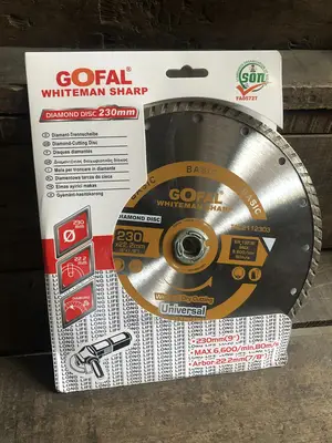 Gofal Diamond Disc 9” Professional