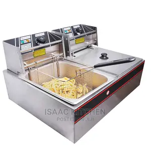 Double Deep Fryers Table Top